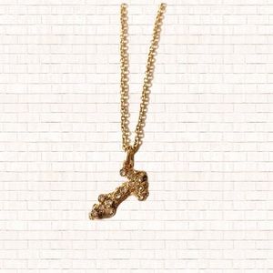 LOFT Sagittarius Necklace • gold CZ crystal arrow Horoscope Pendant NWOT OBO